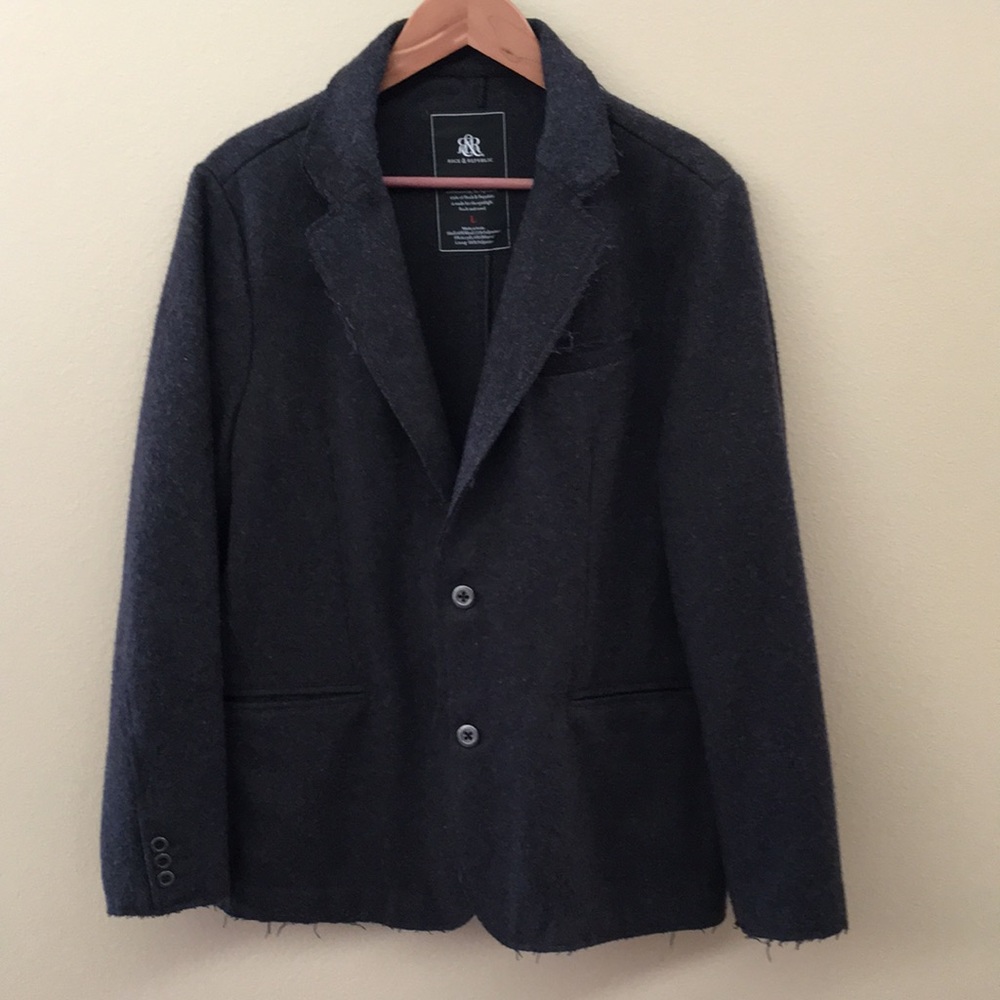 ROCK & REPUBLIC | Raw Hem Sport Coat / Blazer